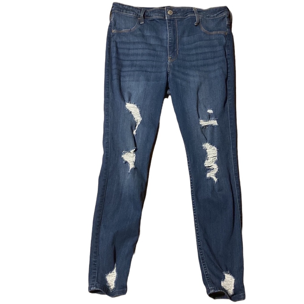 Hollister Ripped Mid Rise Jean Leggings 13S